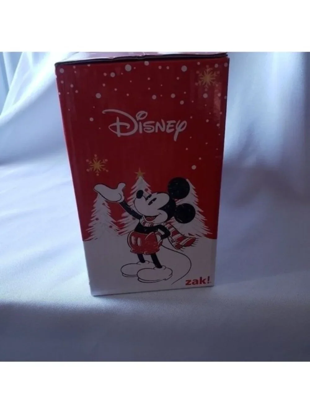 Zak!DISNEY MICKEY & MINNIE MOUSE PINT GLASSWARE Set of 2 16OZ